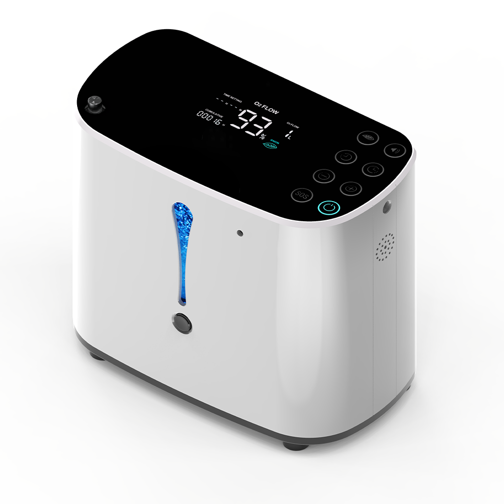 Remote Control Home Use Audio Broadcast 1-6L Adjustable Continuous Flow Oxygen Concentrator - BE04