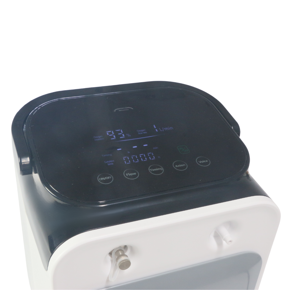 Small Size 1-9L Adjustable Continuous Flow Home Use Oxygen Concentrator With 93% High Purity HOC-06