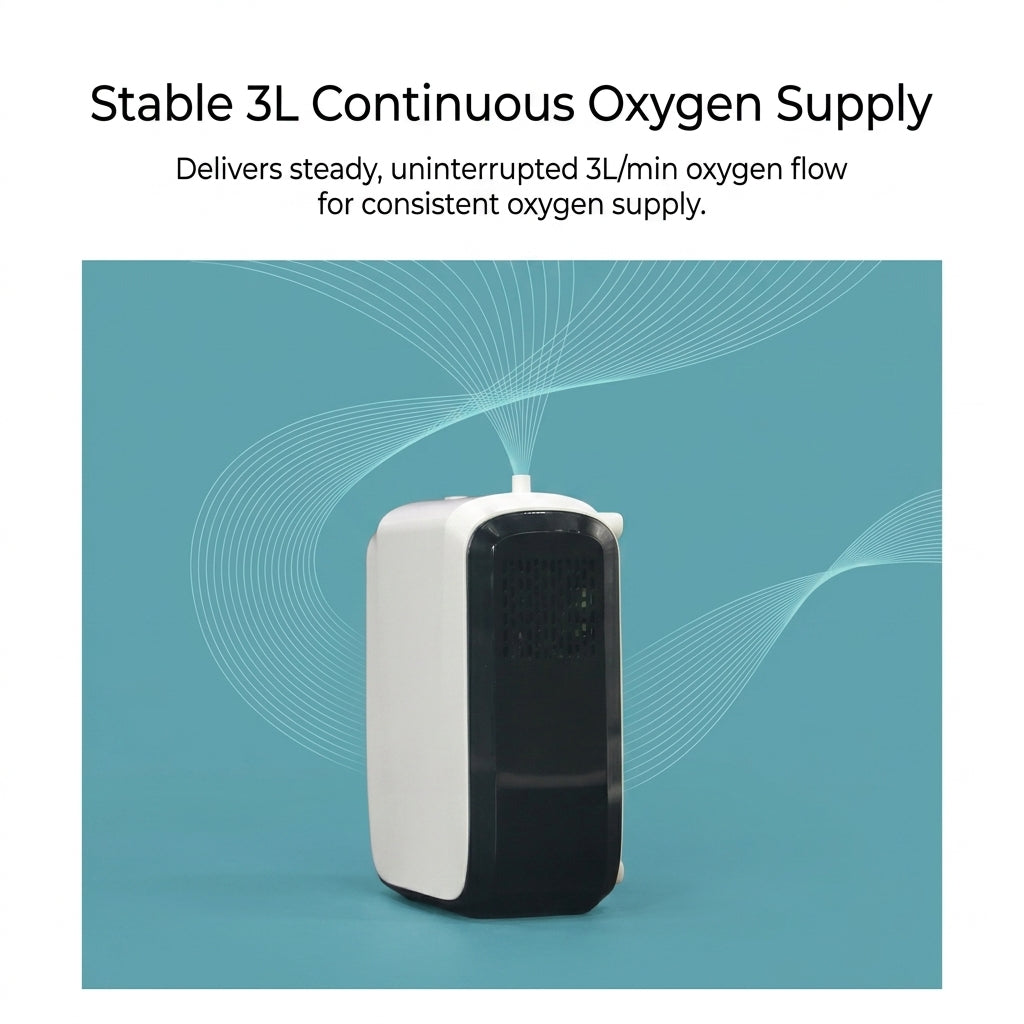 2026 New Arrival Low Noise 3L/min Portable Battery Oxygen Concentrator HC-30M