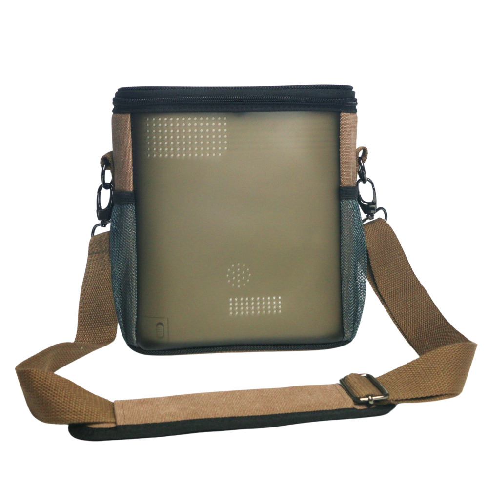 Portable 1-5L Oxygen Concentrator With Long-time Duration Battery Continuous Flow Sleeping Use All Night 1001S