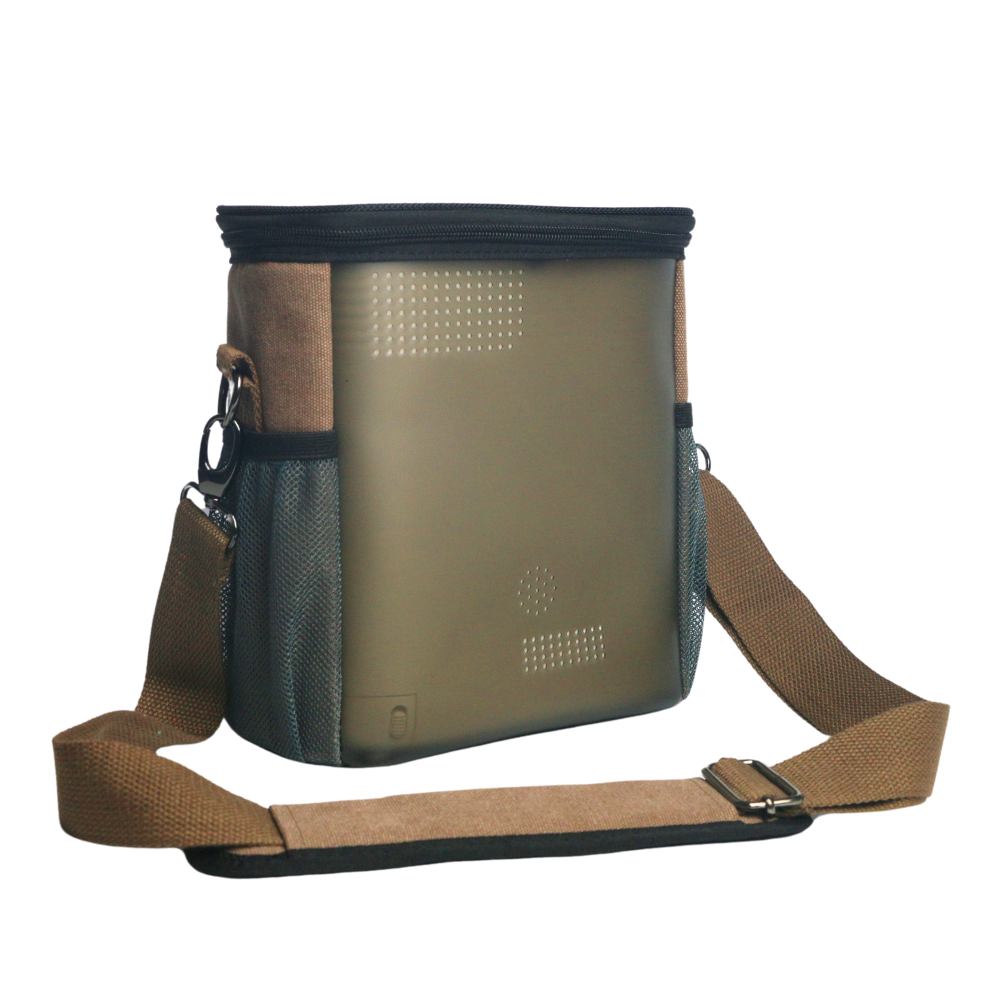 Low Noise Small 1-5L Adjustable Continuous Flow Portable Oxygen Concentrator With 2.5 Hours Battery Work All Night 1001S