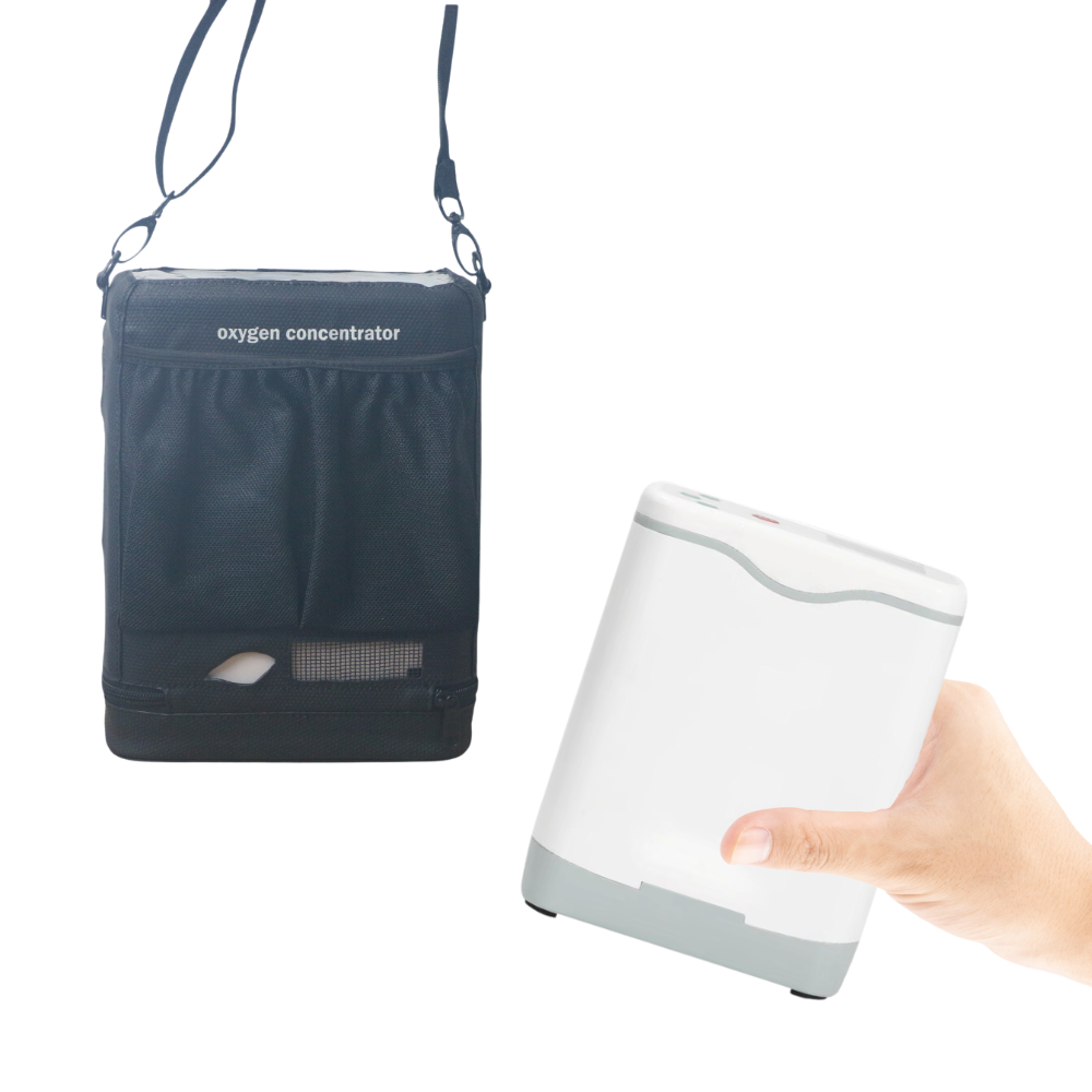 1L 2L 3L 5L Adjustable Continuous Flow Portable Oxygen Concentrator with Battery HCN-5B