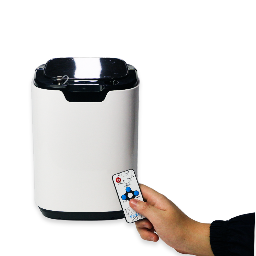 Continuous Flow 1-9L Adjustable Oxygen Concentrator With Infrared Remote Control - HOC-02