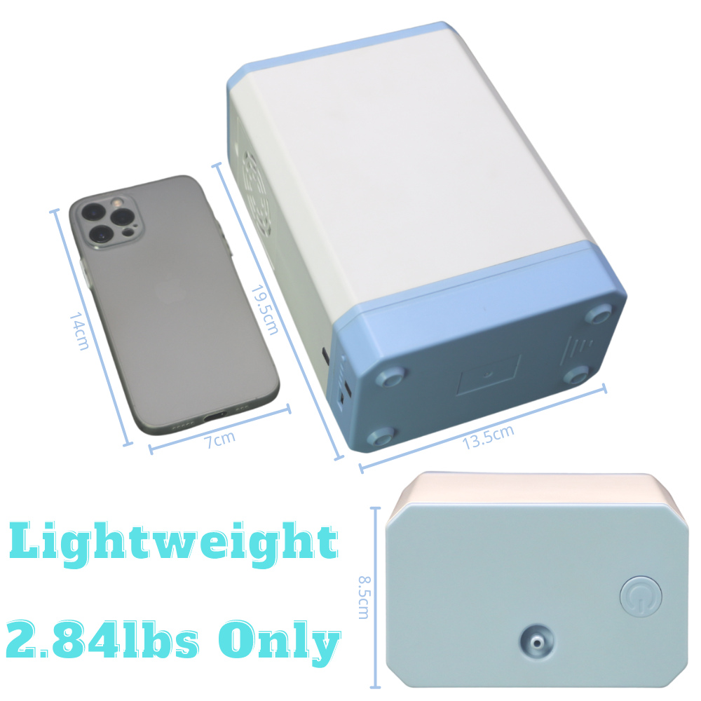 Travel Use Small Portable 3L Battery Continuous Flow Oxygen Concentrator JQ-MINI-01