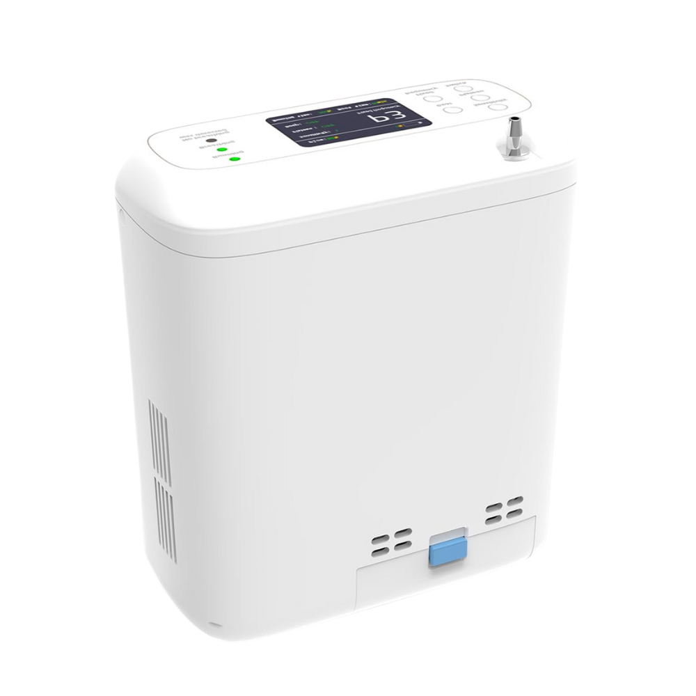 1-6L Adjustable Pulse&Continuous Flow Portable Oxygen Concentrator with Battery for Outdoor Use HCN-06