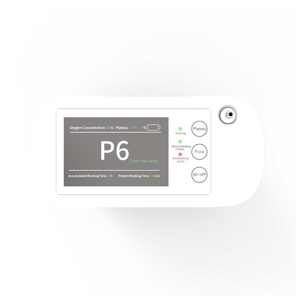 Small Portable 1-8L Continuous& Pulse Flow Oxygen Concentrator With 5.5 Hours Battery 24/7 Work For Short Trip Travel Use POC-08