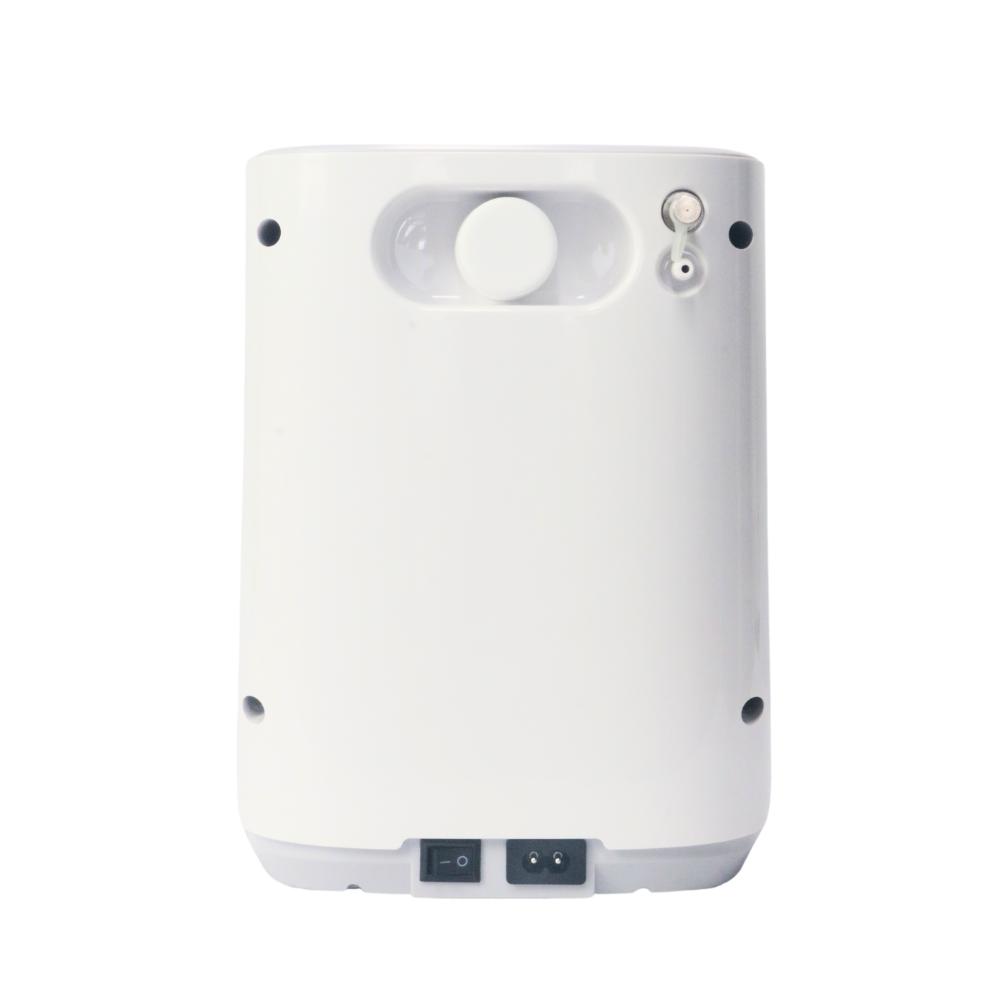 Two People Use 1-9L Adjustable Continuous Flow Oxygen Concentrator With Atomization Function HOC-04