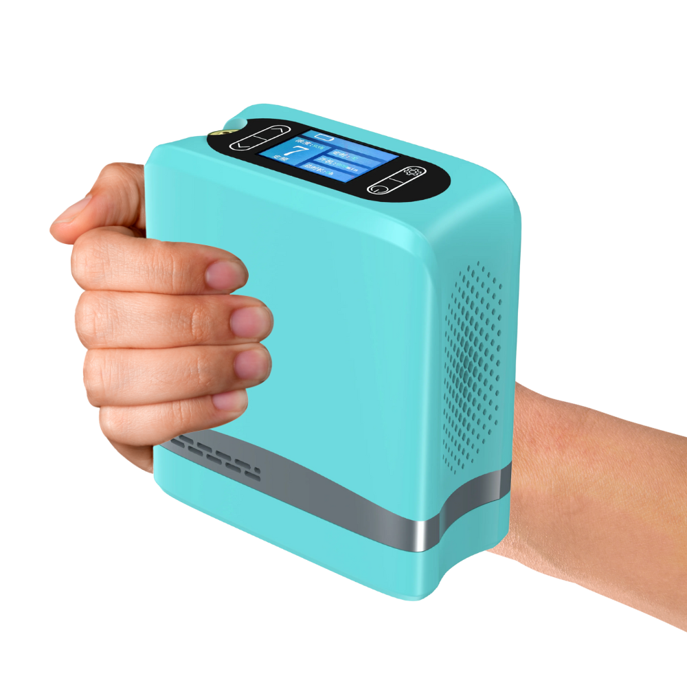 Mini 1-7L Adjustable Pulse Portable Battery Oxygen Concentrator With Long Life Battery For Travel Use 1006S