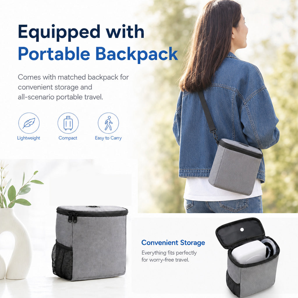 2026 New Arrival Low Noise 3L/min Portable Battery Oxygen Concentrator HC-30M