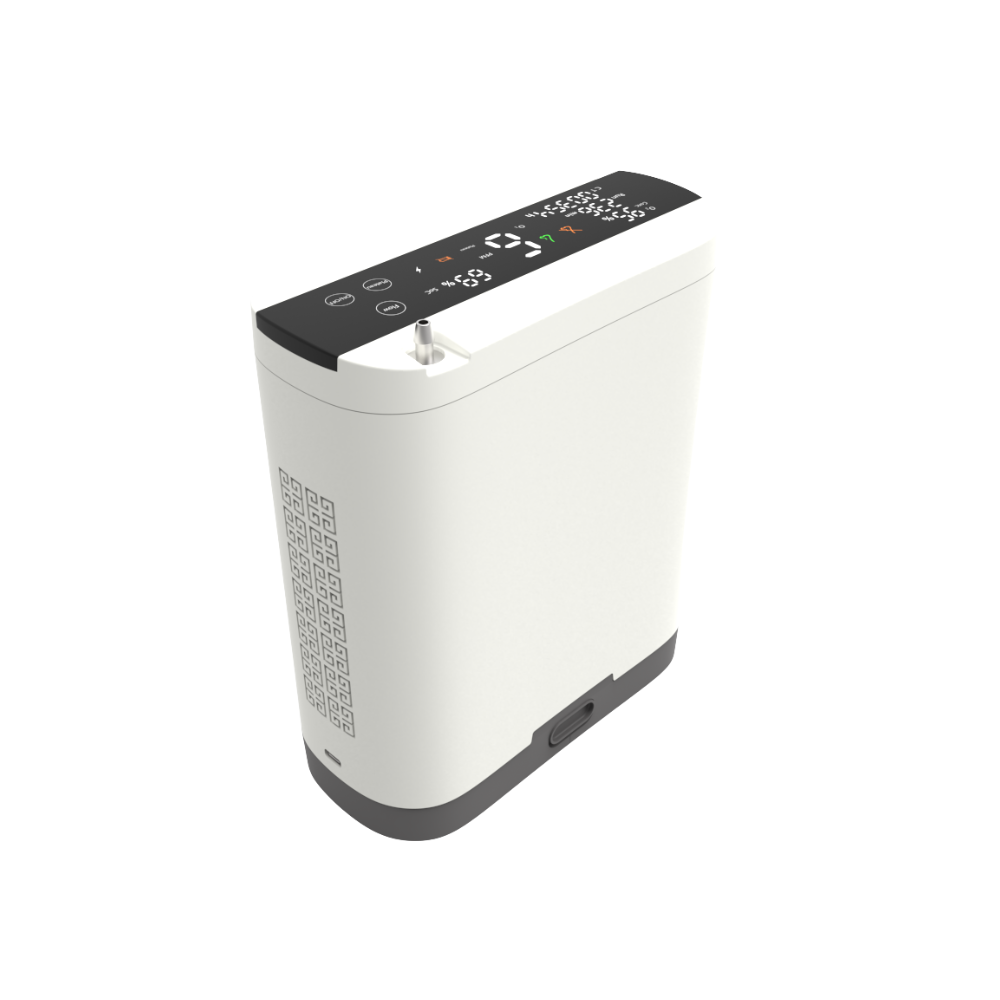 Mini Size 1-10L Adjustable Continuous&Pulse Flow Portable Oxygen Concentrator with Long-life Battery for Outdoor Use POC-10