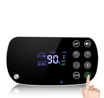 Remote Control Home Use Audio Broadcast 1-6L Adjustable Continuous Flow Oxygen Concentrator - BE04