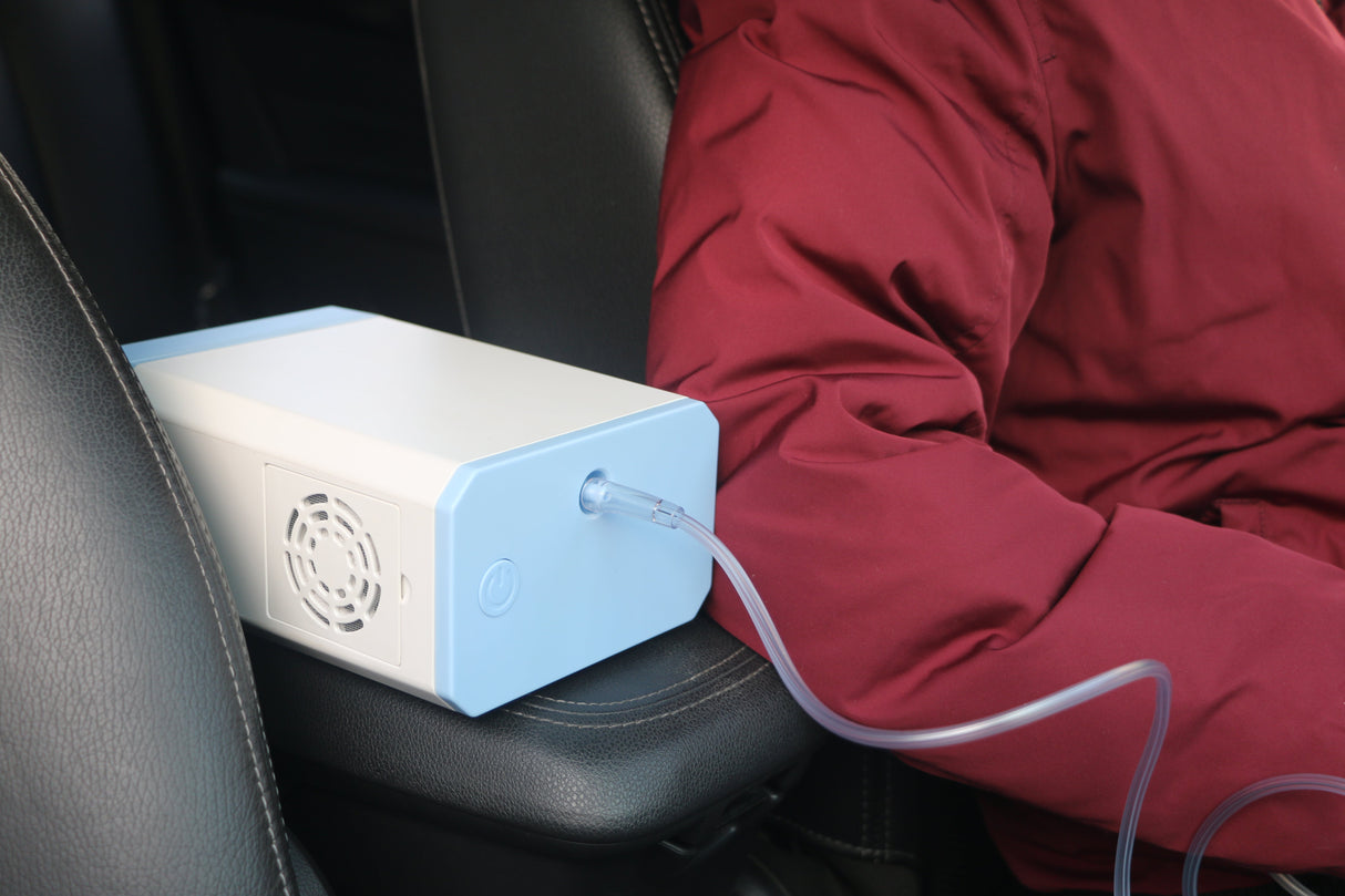 Portable 3L Continuous Flow Oxygen Concentrator With 2 Hours Battery JQ-MINI-01