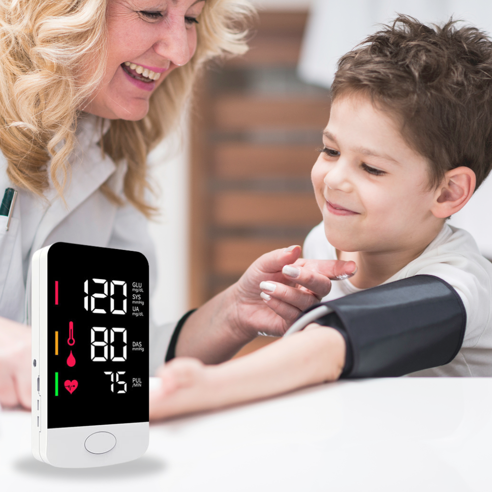 Wireless Transmission Heart Rate Monitor Blood Pressure Smart Blood Glucose Meter And Blood Pressure Monitor KE-2000