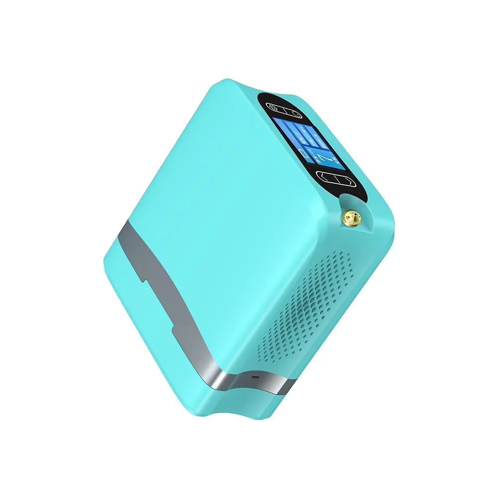 Lightweight Mini Size Quiet 1-7L Adjustable Pulse Portable Oxygen Concentrator With Carry Bag For Travel Use With 96% Purity 1006S