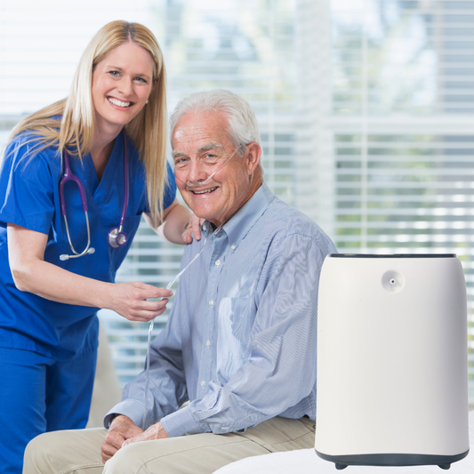 1-9L Adjustable Continuous Flow Oxygen Concentrator for Home - HOC-05