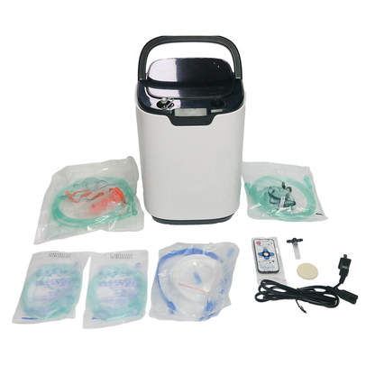 Home Use 1-9L Adjustable Continuous Flow Oxygen Concentrator with Portable Handle - HOC-02