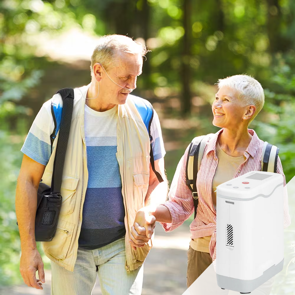 5 Liters Portable Oxygen Concentrator | 2 Hours Battery | Continuous ...