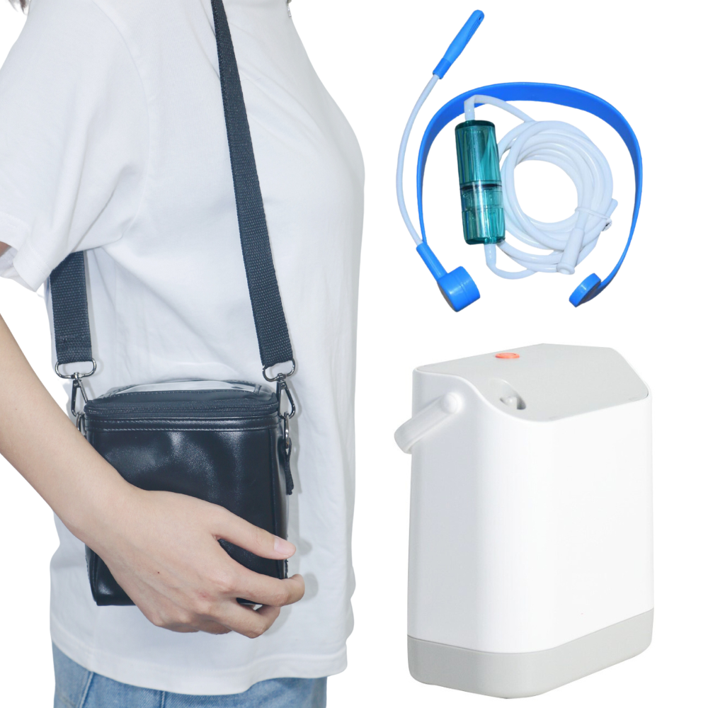 1.5 Liters Continuous Flow Oxygen Concentrator With 4 Hours Inside Battery Weight Only 1.43lbs For Travel Use - FYY-01