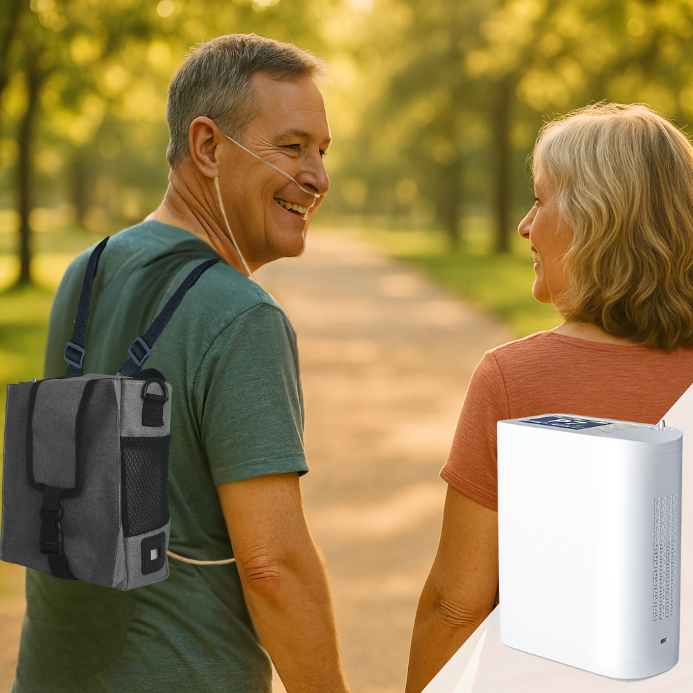 Small 7L Portable Oxygen Concentrator | 5.5 Hours Battery Work All ...