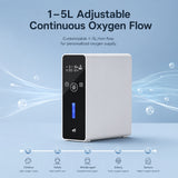 Mini Size 5L Adjustable Portable Oxygen Machine with 2.5 Hours Battery SK-9000
