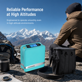 Pre-Owned Lightweight Mini Size Quiet 1-7L Adjustable Pulse Portable Oxygen Concentrator With Carry Bag and 5 Hours Battery For Travel Use 96% Purity 1006S