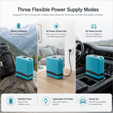 Pre-Owned Lightweight Mini Size Quiet 1-7L Adjustable Pulse Portable Oxygen Concentrator With Carry Bag and 5 Hours Battery For Travel Use 96% Purity 1006S