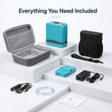 Pre-Owned Lightweight Mini Size Quiet 1-7L Adjustable Pulse Portable Oxygen Concentrator With Carry Bag and 5 Hours Battery For Travel Use 96% Purity 1006S