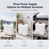 1-6 Settings Adjustable Pulse&Continuous Flow Small Portable O2 Concentrator Oxygen Generator with Rechargeable Battery HCN-06