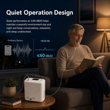 1-6 Settings Adjustable Pulse&Continuous Flow Small Portable O2 Concentrator Oxygen Generator with Rechargeable Battery HCN-06