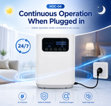 Home Use Continuous Flow 1-9L Oxygen Concentrator All Night Use With Low Noise HOC-04