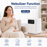 Home Use Continuous Flow 1-9L Oxygen Concentrator All Night Use With Low Noise HOC-04