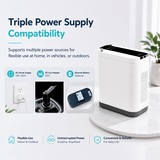 2026 New 10L Portable Oxygen Concentrator with 11 Hours Battery for Continuously Use POC-10