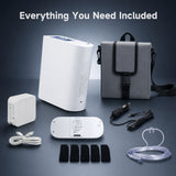 New Small 1-8L Adjustable Portable Oxygen Concentrator With 11 Hours Battery Work Continuously For Travel Use POC-08