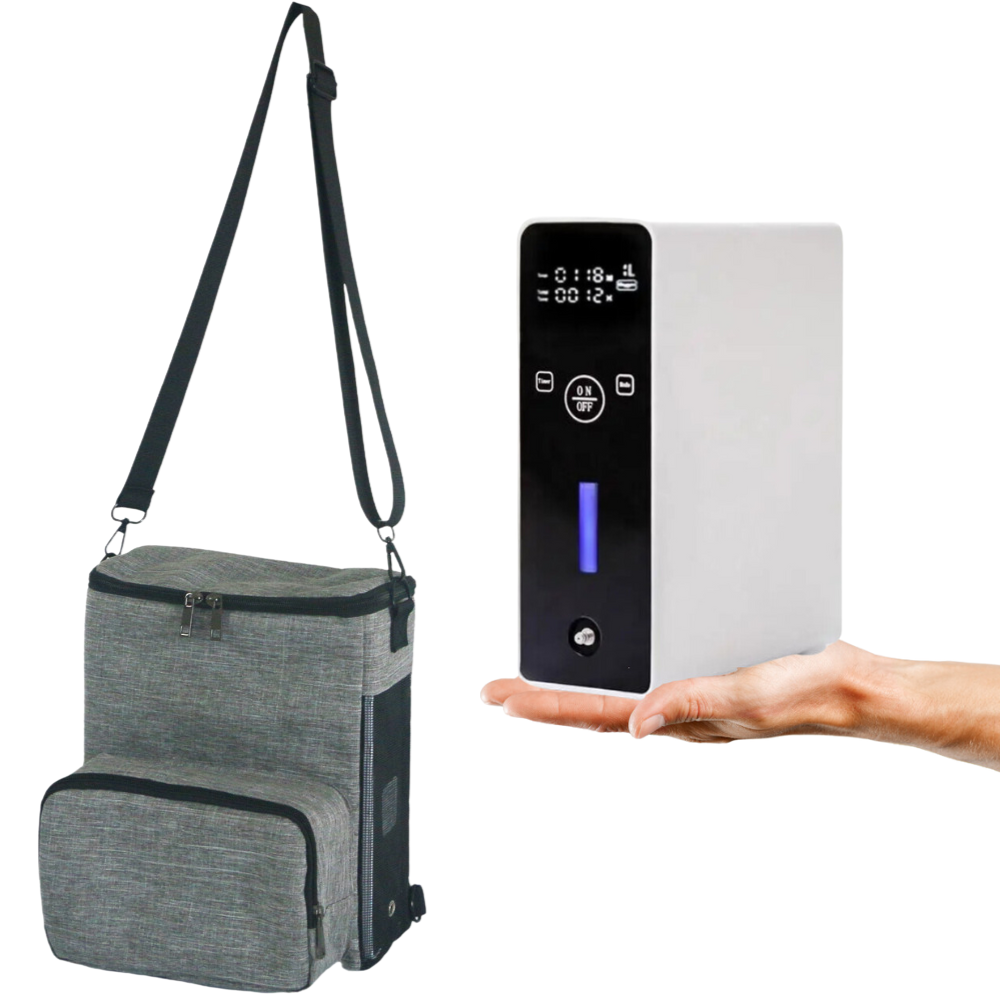 Lightweight 1-5 Liters Adjustable Portable Battery Oxygen Concentrator For Travel Use SK-9000