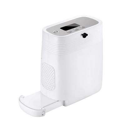 Low Noise Small 1-5L Adjustable Continuous Flow Portable Oxygen Concentrator With 2.5 Hours Battery Work All Night 1001S