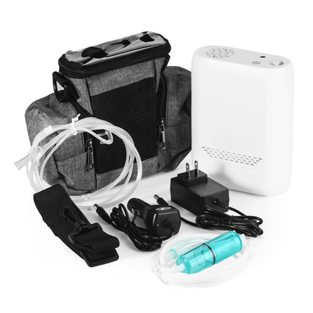 Newest Mini Portable 3 Liters Continuous Flow Oxygen Concentrator with 2 Hours Battery For Travel Use C-YS10-B