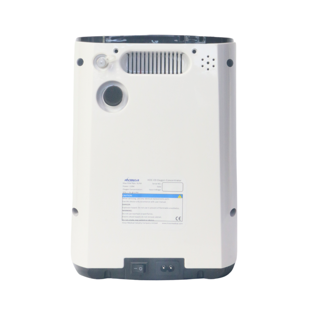 Low Noise 24/7 Continuously Work 96% 1-9L Oxygen Concentrator For Sleeping Use - HOC-03