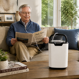 Continuous Flow 9L Adjustable Low Noise Oxygen Concentrator for Sleeping Use - HOC-02