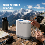 Lightweight 1-5L Adjustable Continuous Flow Portable Oxygen Concentrator With Long Time Battery For Travel Use HCN-5B