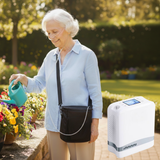 1-7L Portable 5 Hours Battery Oxygen Concentrator Pulse&Continuous Flow with 90% High Purity for Travel Use - 1007S
