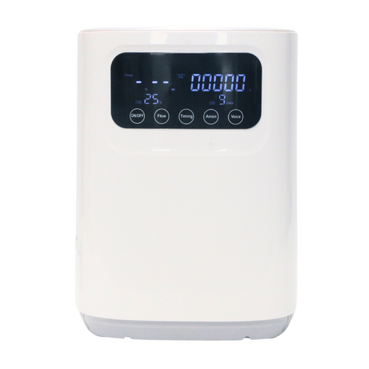 Black Friday Sale Two People Use 1-9L Adjustable Continuous Flow Oxygen Concentrator With Atomization Function HOC-04