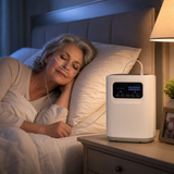 Home Use Continuous Flow 1-9L Oxygen Concentrator All Night Use With Low Noise HOC-04