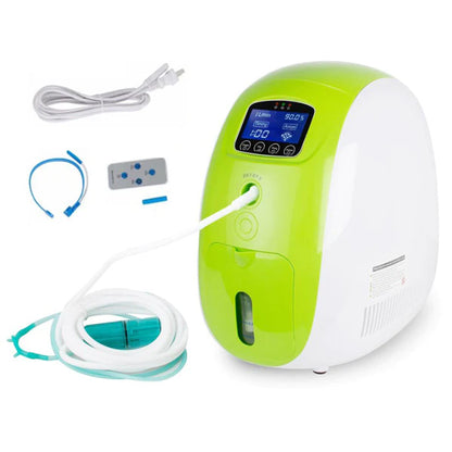 Mini Size Portable 1-7L/min Adjustable Oxygen Concentrator Oxygen Generator with Continuous Flow - HOC-01