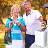 Mini Quiet 1-8L Adjustable Continuous&Pulse Flow Portable Oxygen Concentrator with Long-life Battery for Outdoor Use POC-08